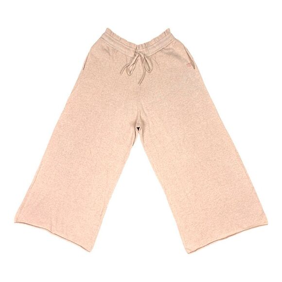 Lunya Cozy Cotton Silk Relaxed Wide Leg Loungewear Pants - Size Large - Picture 2 of 9